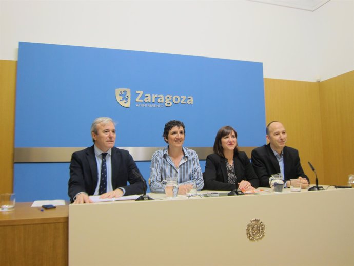 Los cuatro grupos oposición en el Ayuntamiento de Zaragoza