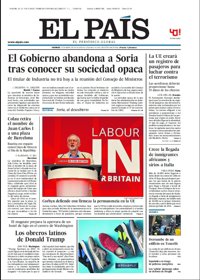 Las portadas de los periódicos de hoy, viernes 15 de abril de 2016