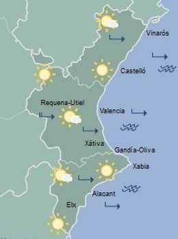 Predicción de este viernes 
