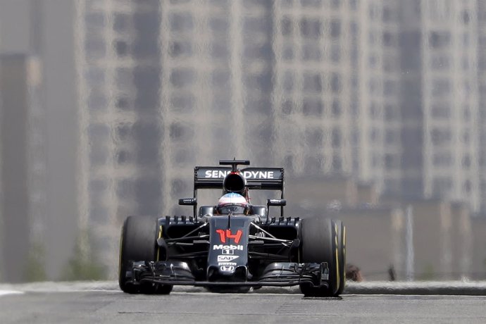 Fernando Alonso (McLaren) en Shanghai (China)