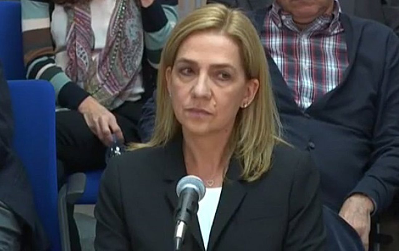 La infanta Cristina declara en el juicio por el caso Nóos