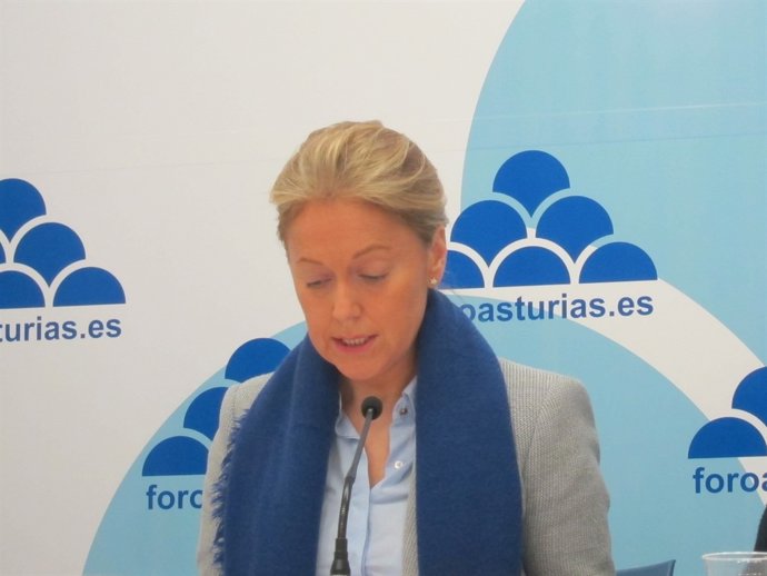 La presidenta de Foro Asturias, Cristina Coto