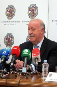 Del Bosque contento con el sorteo de Champions porque mantiene la opción de una final española