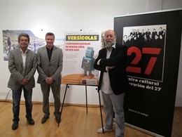 Víctor González en la presentación de 'Versicolas' 