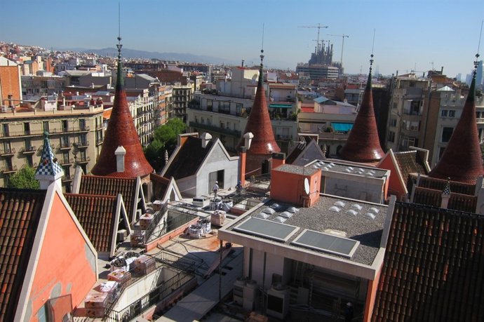 Vista desde la terraza de la Casa de les Punxes