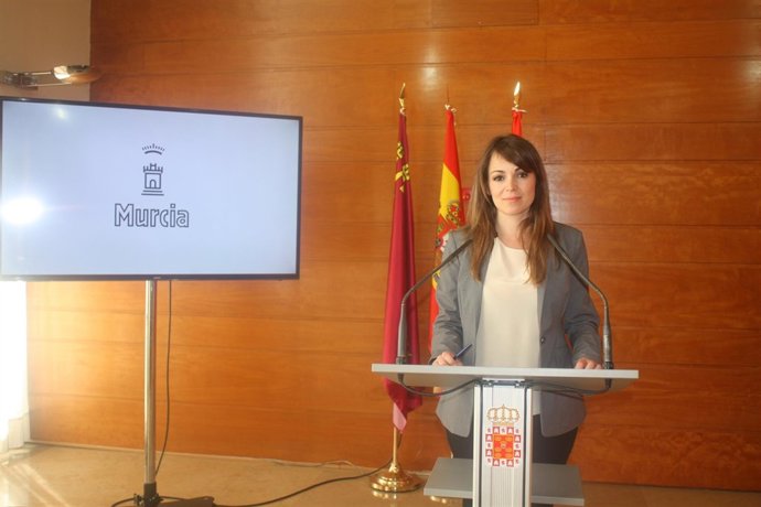Rebeca Pérez en rueda de prensa