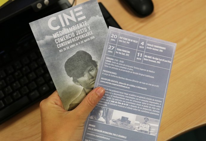 Díptico del ciclo de cine