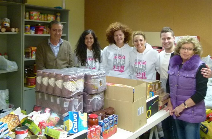 Entrega de los alimentos