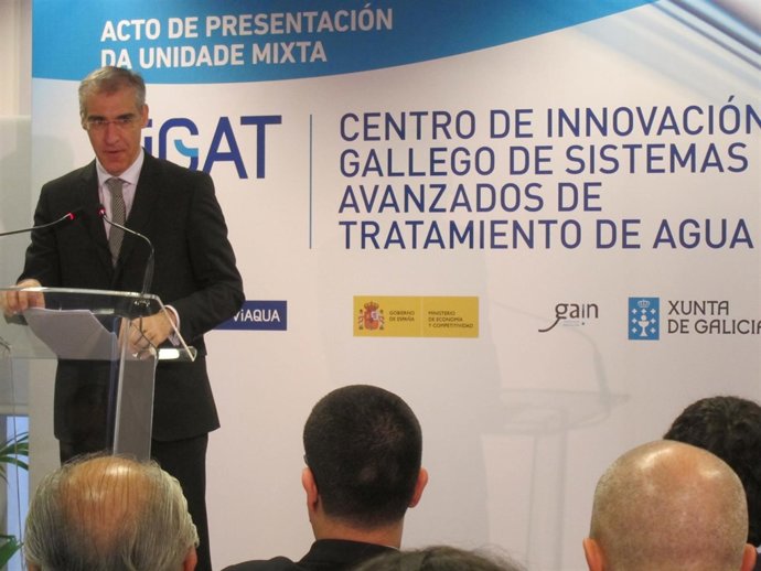 El conselleiro de Economía, en la presentación de la unidad mixta