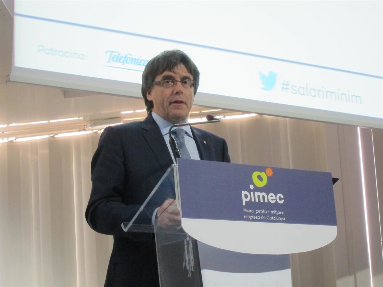 El presidente de la Generalitat, Carles Puigdemont