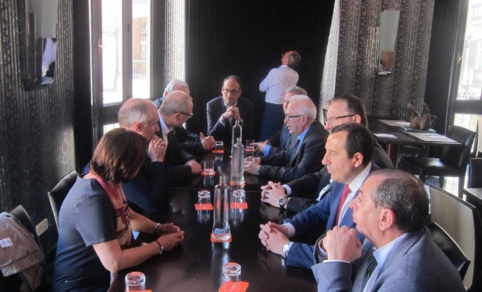 Sánchez Maldonado en un encuentro en Málaga