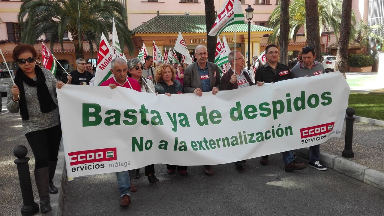 Fotografías Concentración Marbella Contra Despidos Hoteles