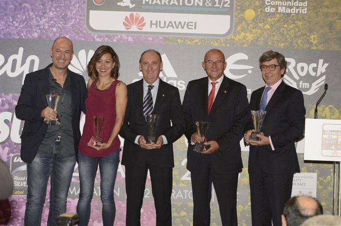 Premiados por el Maraton de Madrid en el casino 