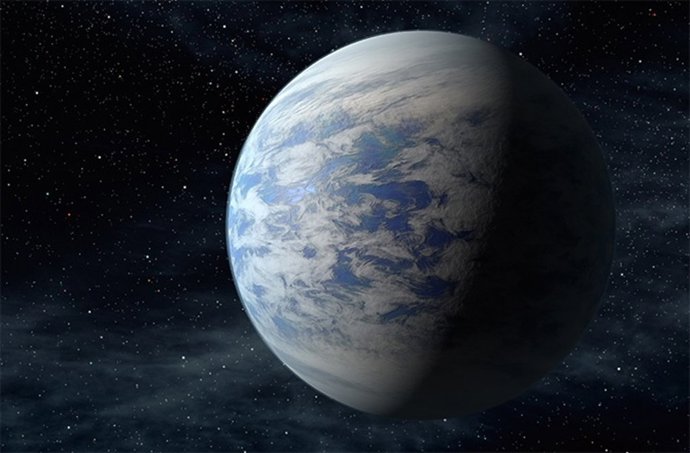 Impresión artística de la super-Tierra Kepler 69c