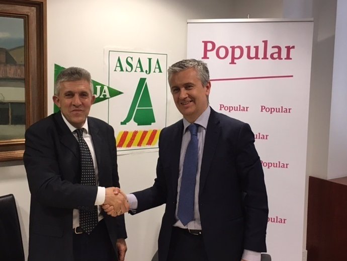Banco Popular y Asaja Aragón firman un acuerdo de colaboración