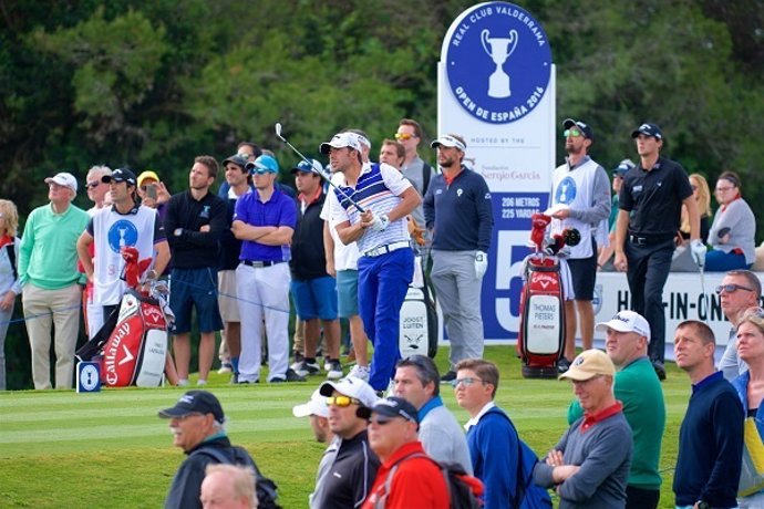 Pablo Larrazábal en el Open de España de golf