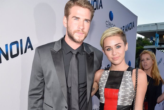 Liam Hemsworth y Miley Cirus