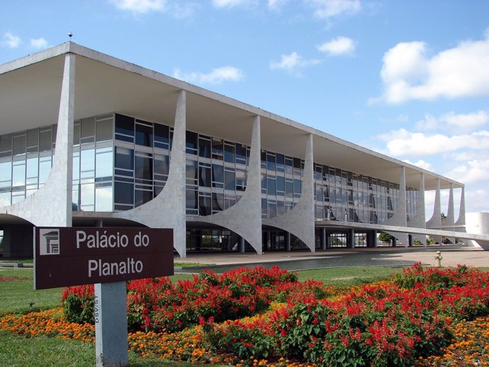 Palacio de Planalto en Brasil