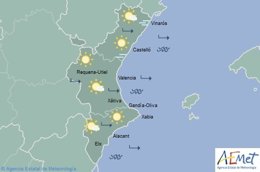 Predicción del tiempo para este sábado 16 de abril en la Comunitat