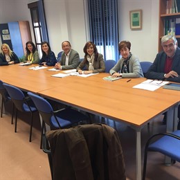 Reunión de la Diputación de Córdoba con alcaldes de la ZTS de Aguilar