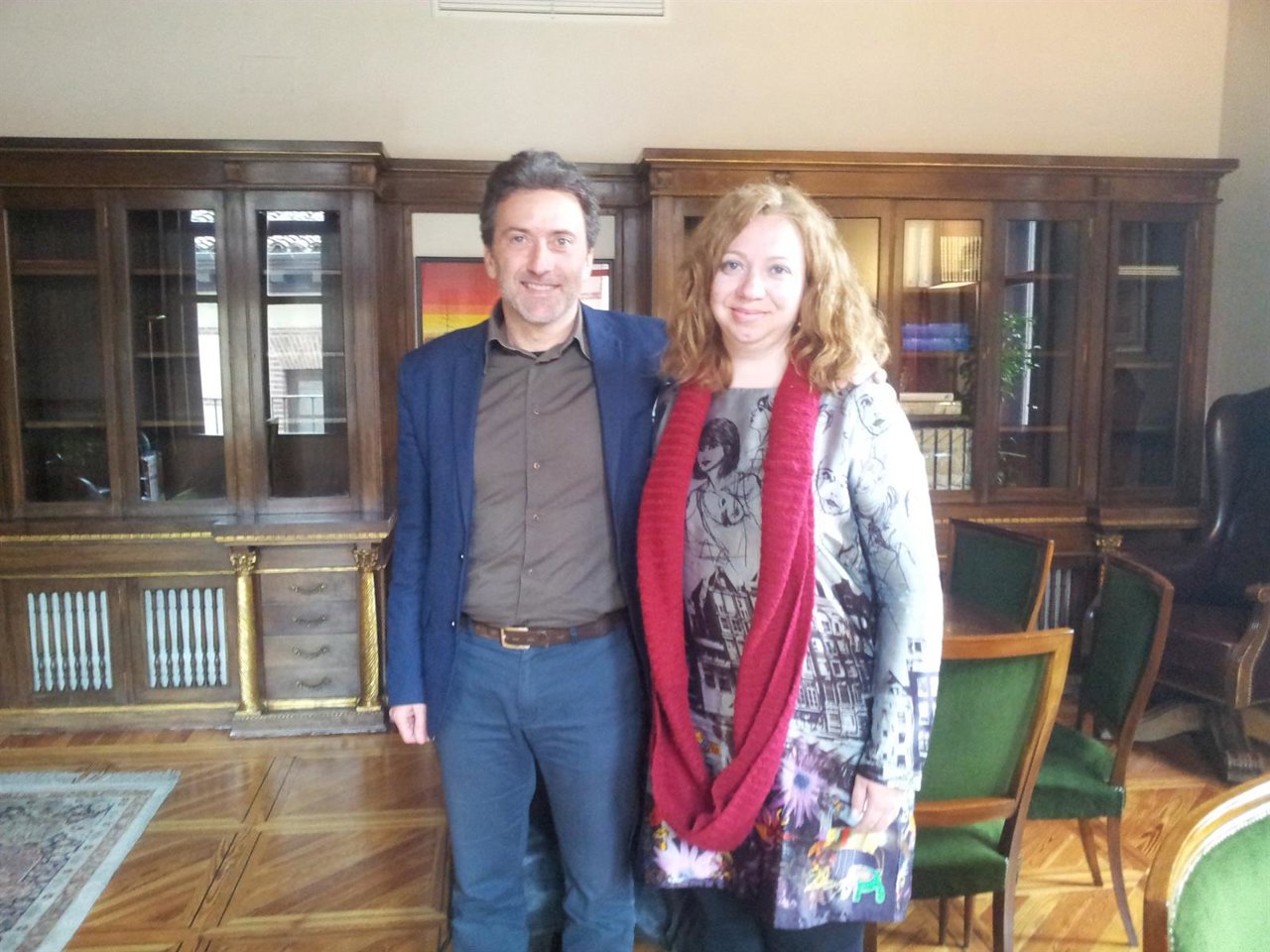 Mauricio Valiente y Chus Alonso, coportavoces de IU Madrid