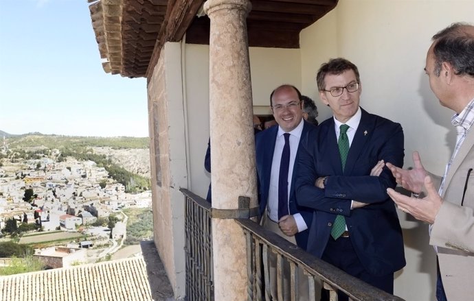 Los presidentes de Murcia y Galicia en Caravaca