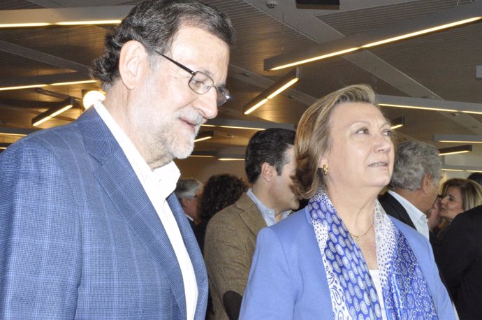 Mariano Rajoy y Luisa Fernanda Rudi
