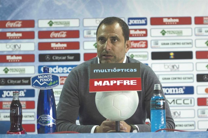 Juan Eduardo Esnáider, entrenador del Getafe