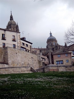 Calle Rector Esperabé de Salamanca. 