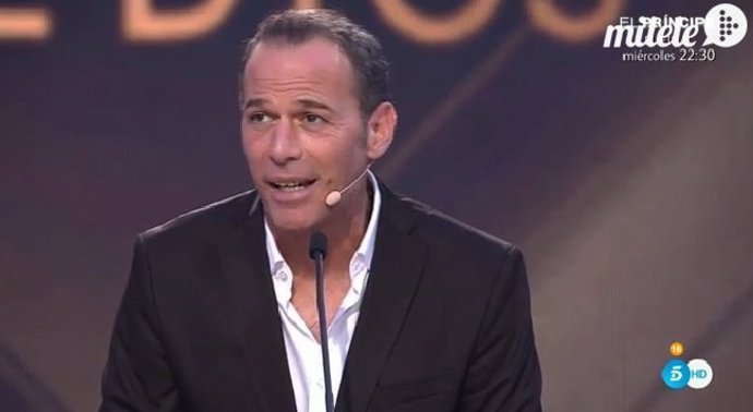 Carlos Lozano en el último debate de Gran HErmano VIP