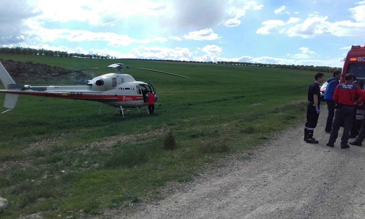 Maniobras de evacuación del herido.