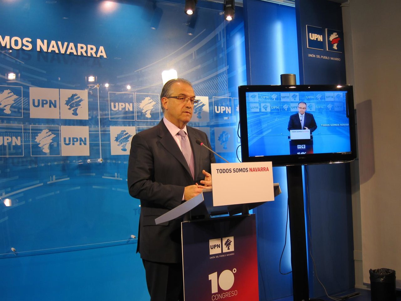 El portavoz de UPN en el Ayuntamiento de Pamplona, Enrique Maya