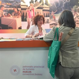 Stand andaluz en la B-Travel de Barcelona. 