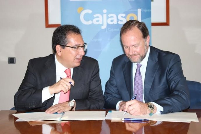 El presidente de la Fundación Cajasol, Antonio Pulido.