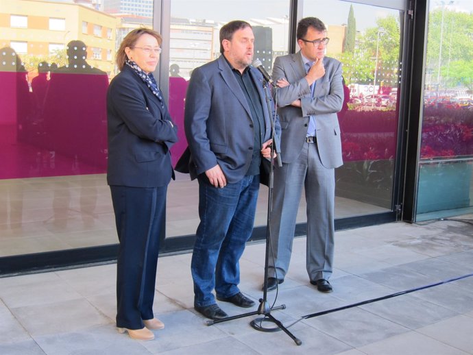 Oriol Junqueras y Lluís Salvadó