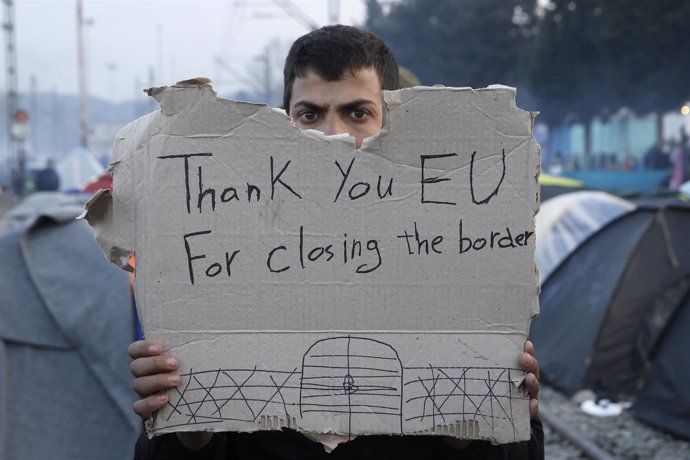 Refugiados en Idomeni (Grecia)