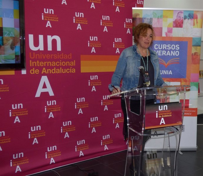 La vicerrectora del Campus de La Rábida de la UNIA, Yolanda Pelayo. 