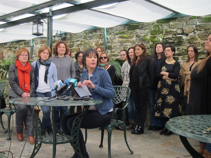 La portavoz nacional del BNG, Ana Pontón, anuncia su candidatura