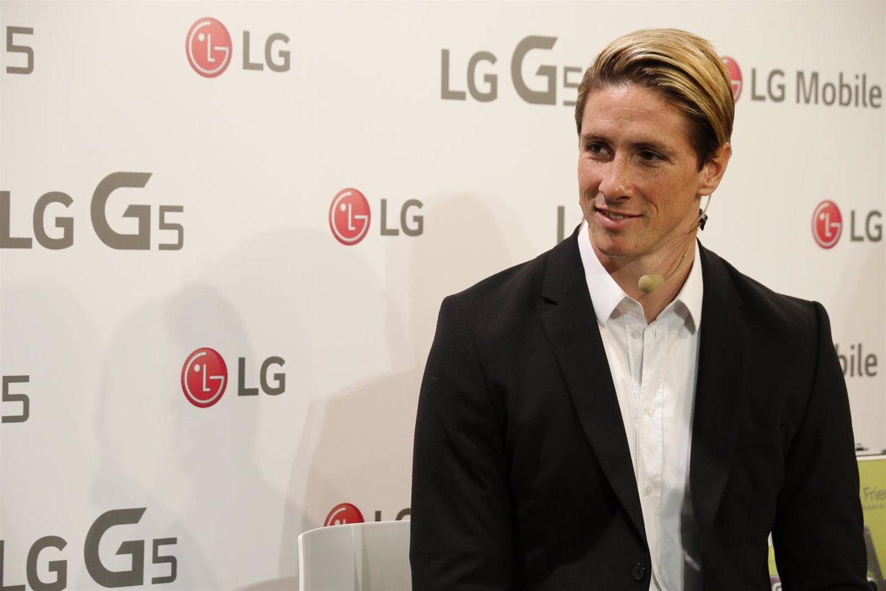 Fernando Torres en un acto de LG