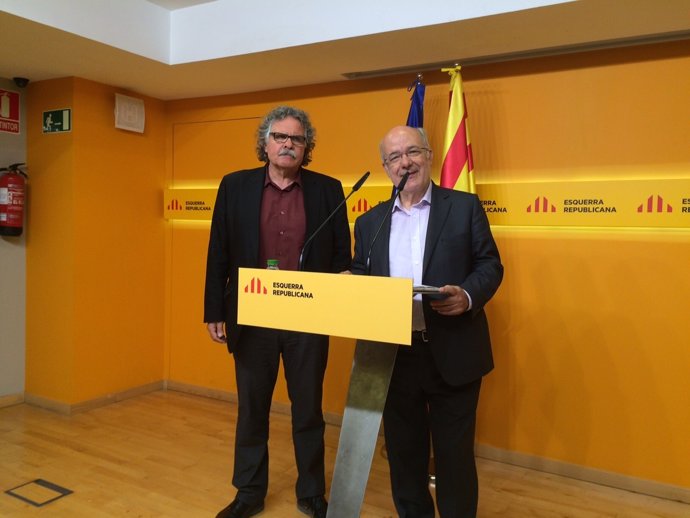 Joan Tardà y Josep Maria Terricabras (ERC)