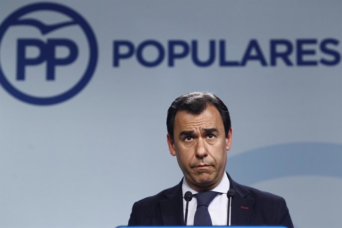 Fernando Martínez-Maíllo en la sede del PP