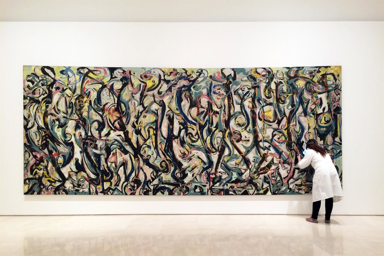 El Mural de Pollock en el Museo Picasso Málaga