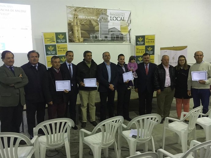 Zurera con los premiados