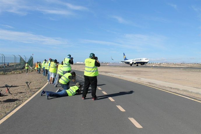 El Aeropuerto de Lanzarote celebra el II Open Day ACE para spotters