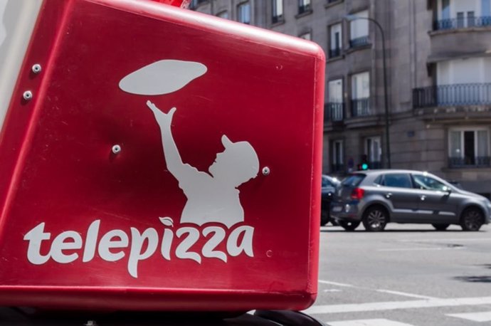 Motero, repartidor de pizza, Telepizza
