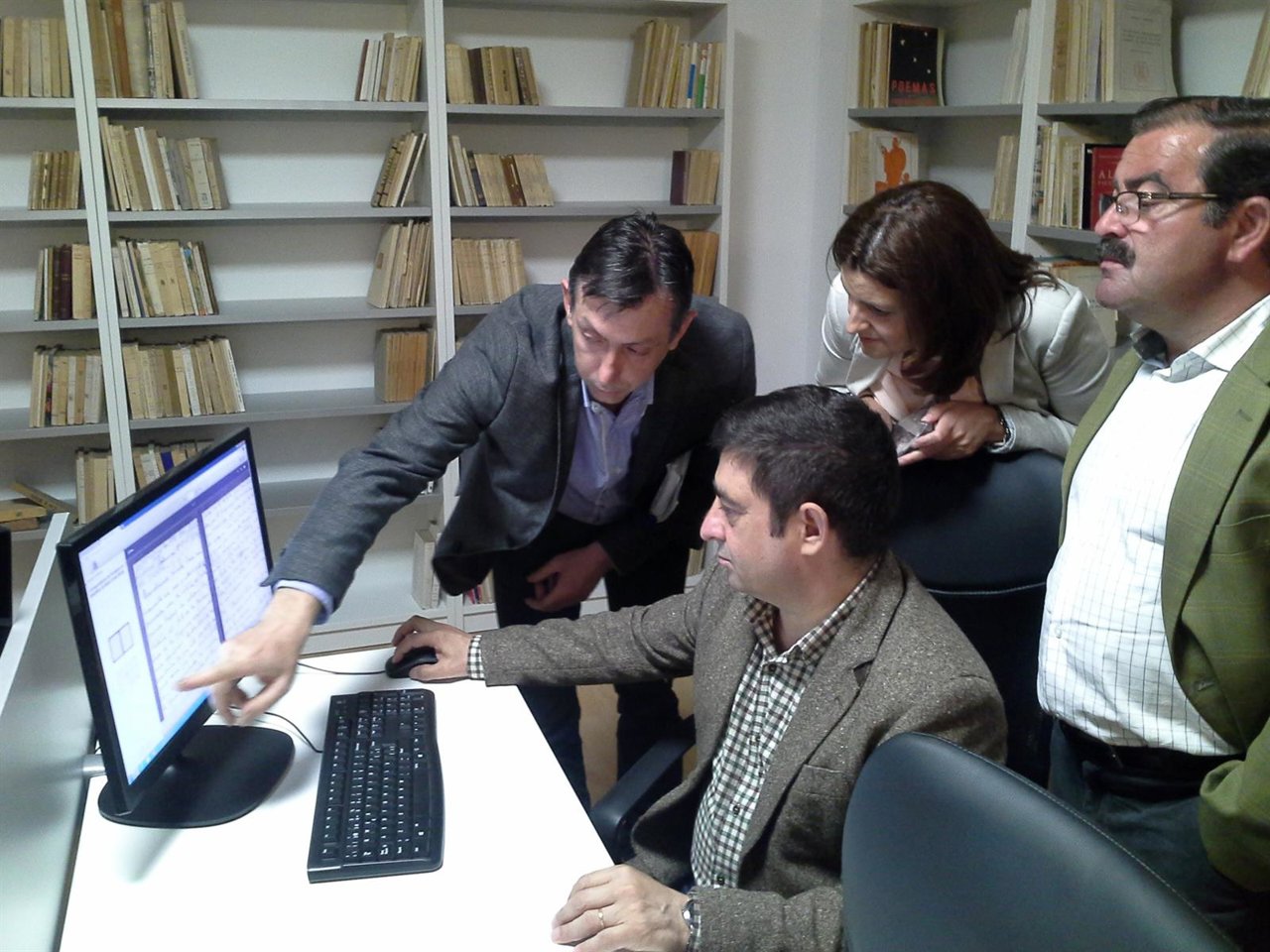 Inauguración de la ampliación de la biblioteca de Peal de Becerro
