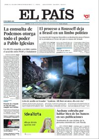 Las portadas de los periódicos de hoy, martes 19 de abril
