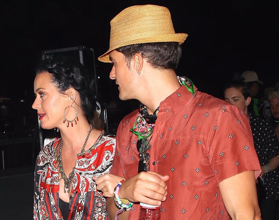 Katy Perry, Orlando BloomIndio, CA - Katy Perry and Orlando Bloom were inseparab