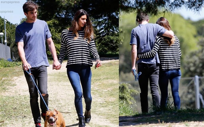 LAURA MATAMOROS CON SU NOVIO MIGUEL MARISTANY