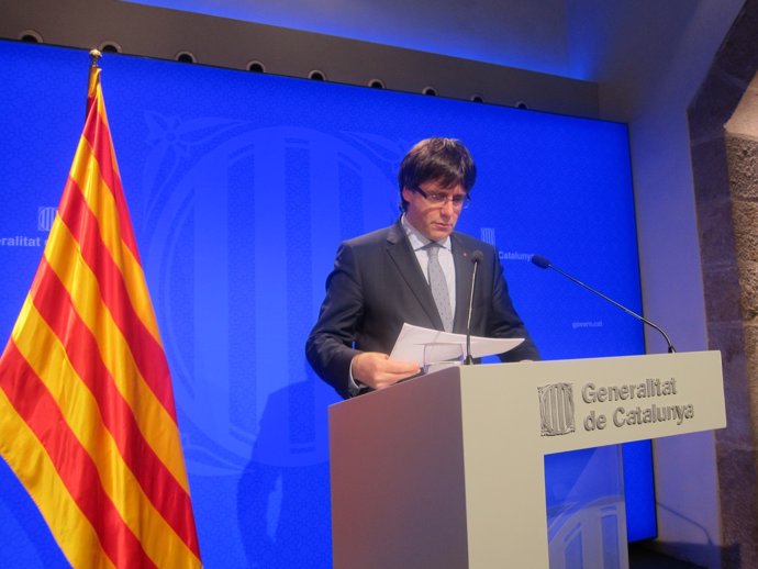 Carles Puigdemont, presidente de la Generalitat